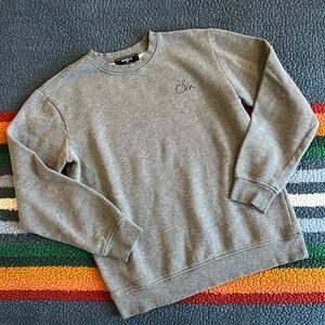 “Sir” Grey Crewneck Sweater